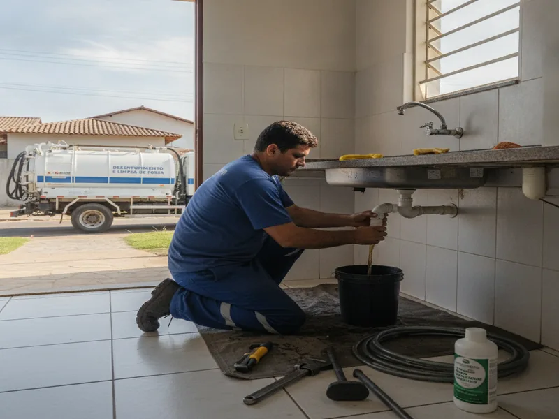O Que Fazer Quando o Ralo da Pia Não Escoa em Goiânia