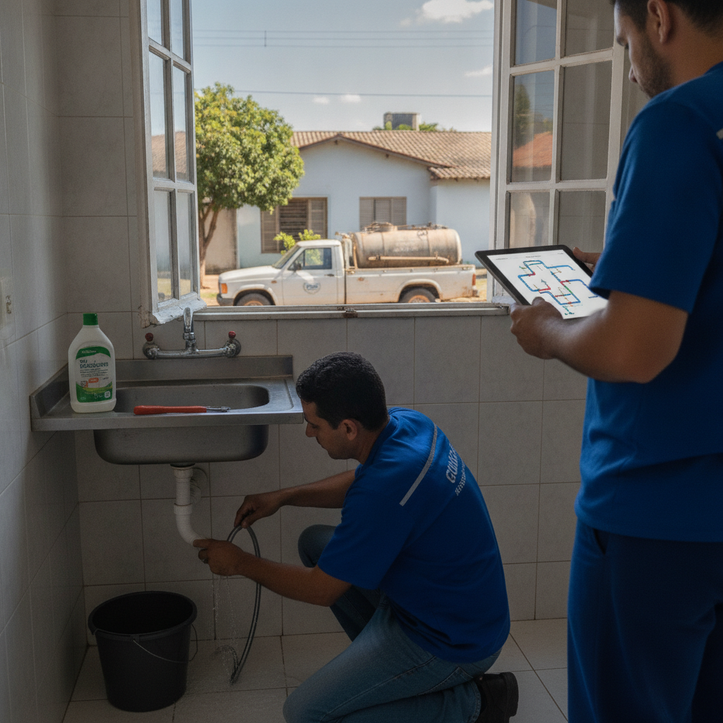 Quanto Tempo Dura Desentupimento de Pia em Goiânia?