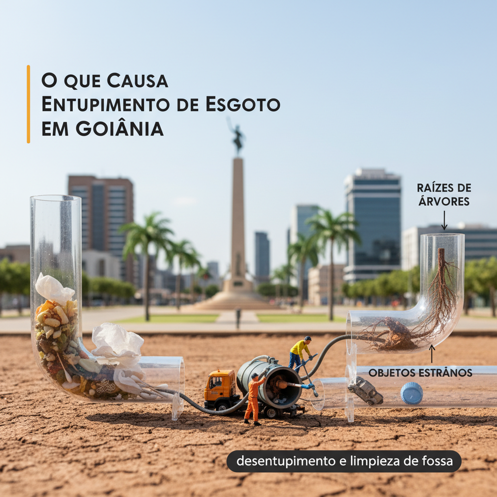 O que Causa Entupimento de Esgoto em Goiânia: Guia Completo