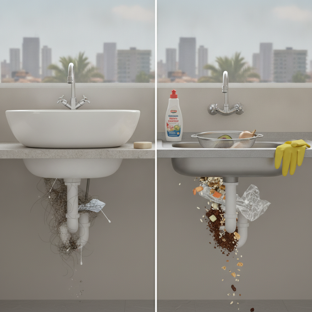 O Que Causa Entupimento de Ralo em Goiânia: Principais Motivos
